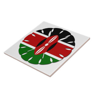 Carreau Motif kenyan rond : un symbole national