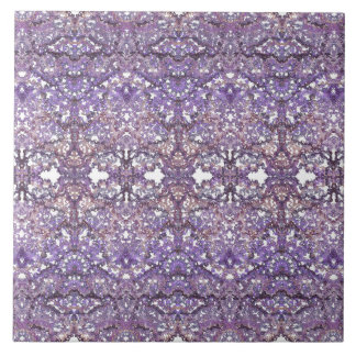 Carreau Motif lacé luxueux et élégant dans le faner-lilas