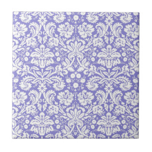 Carreau Motif Lilac pourpre damassé