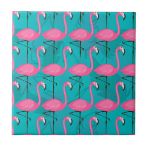 Carreau Motif lumineux de Flamant rose