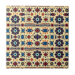 Carreau Motif magique de l'Œil qui voit tout abstrait