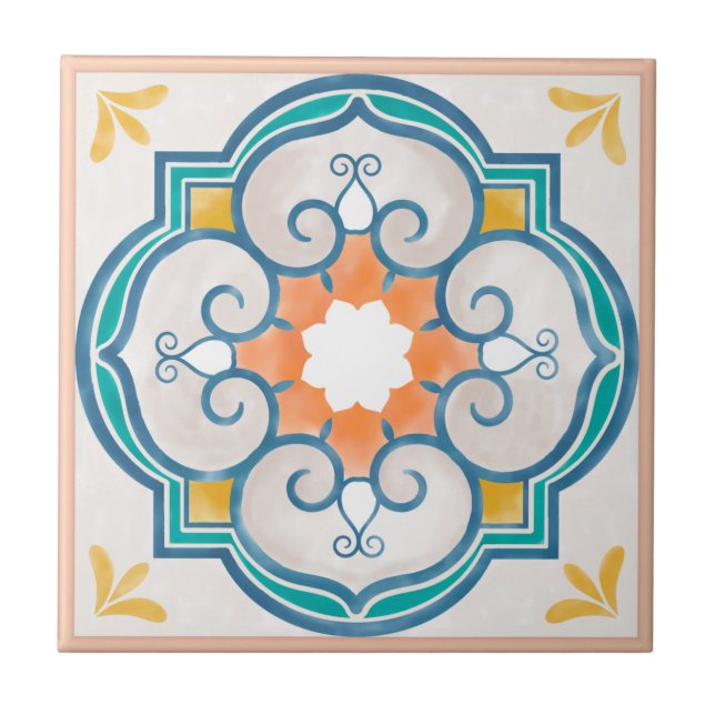 Carreau Motif Mandala (Devant)
