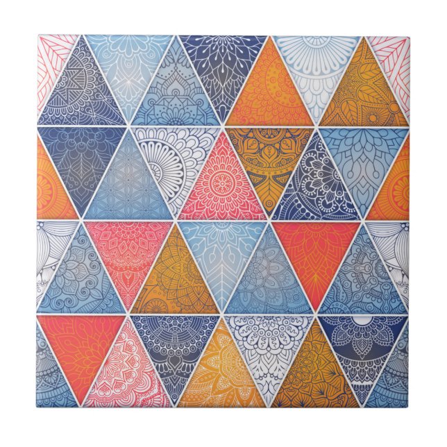 Carreau Motif Mandala/Carrelage Marocain  (Devant)