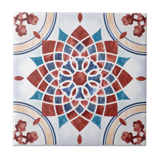 Carreau Motif Mandala/Carrelage marocain (Devant)