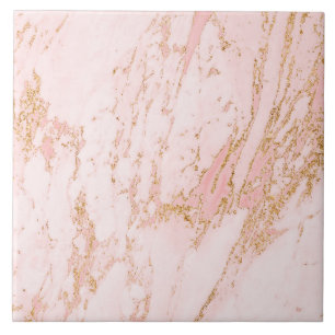 Carreau Motif Marbre Doré