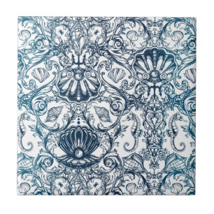 Carreau Motif marin vintage