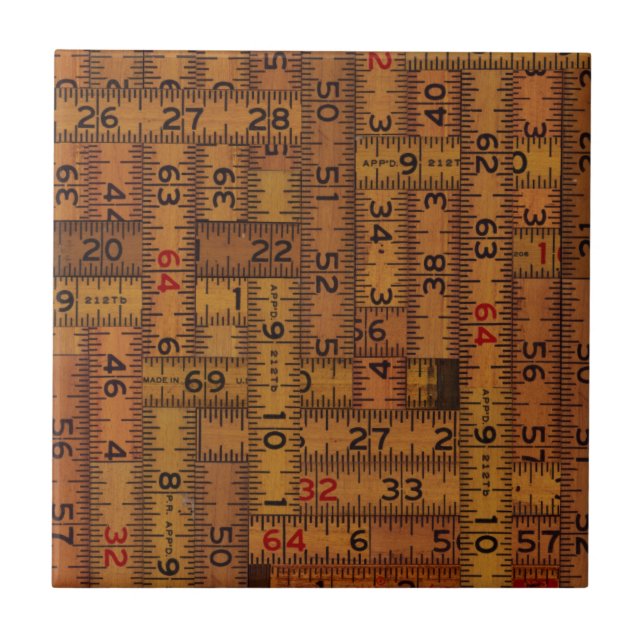 Carreau Motif mesuré par règle antique (Devant)