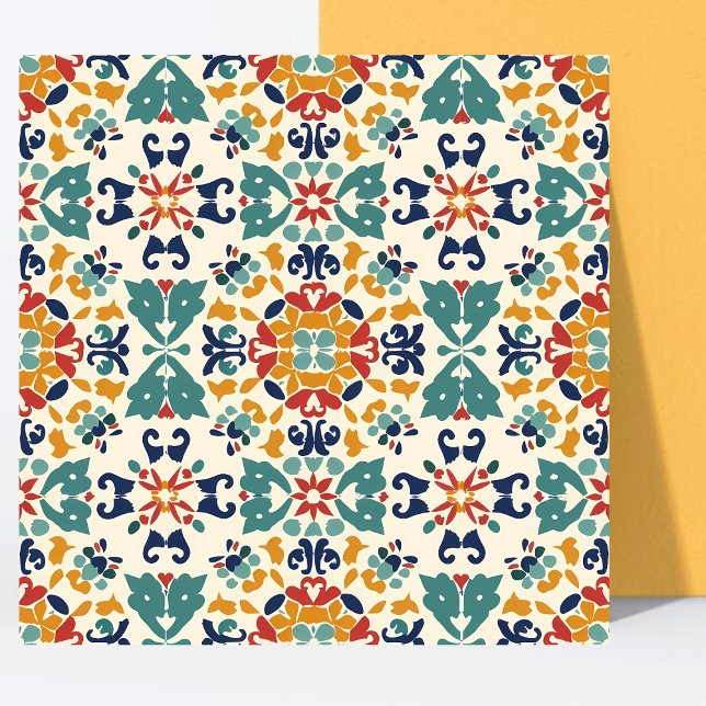 Carreau Motif mexicain coloré (Créateur téléchargé)