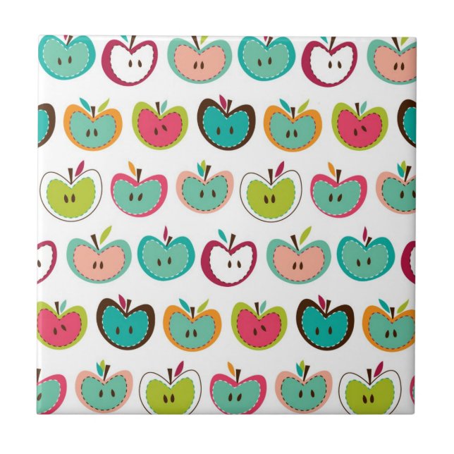 Carreau Motif mignon de pomme (Devant)