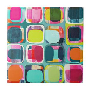 Carreau Motif moderne géométrique du milieu du siècle