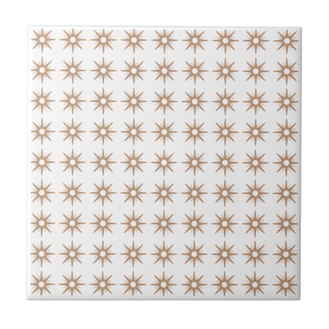 Carreau Motif moderne moderne du milieu du siècle (Devant)
