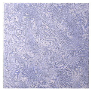 Carreau Motif Moire Bleu Soyeux