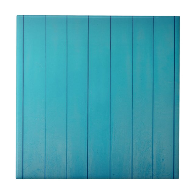 Carreau Motif mural peint vert turquoise (Devant)