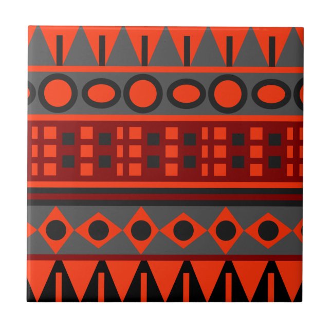 Carreau Motif natif Aztec (Devant)