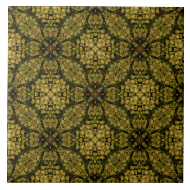 Carreau Motif naturel de Moss Green (Devant)