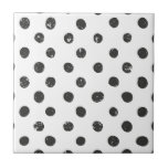 Carreau Motif noir blanc mou moderne simple<br><div class="desc">Motif noir blanc mou moderne simple</div>