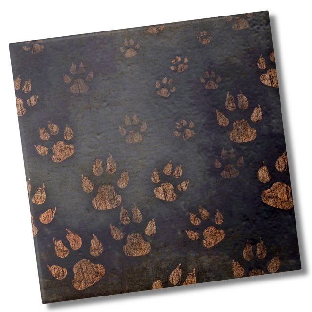 Carreau Motif noir Brown rustique (Créateur téléchargé)