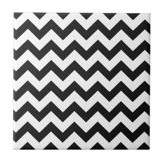 Carreau Motif noir et blanc à la mode de Chevron