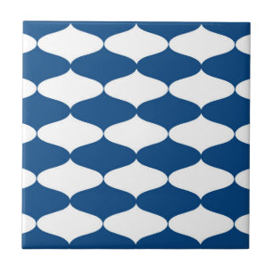 Carreau Motif Ogee Interlocké Moderne du Milieu du Siècle