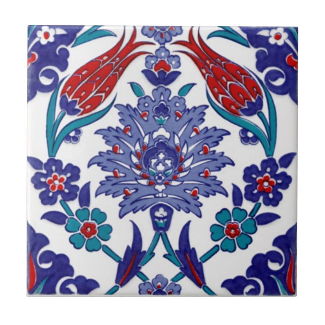 Carreau Motif oriental de tuile - trépied (Devant)