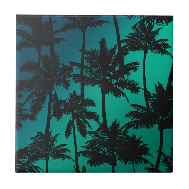 Carreau Motif Palm Tree (Devant)