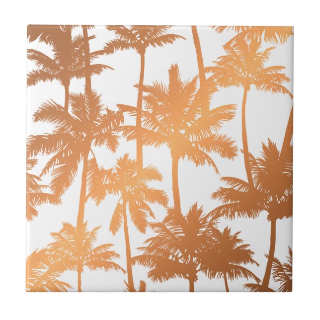 Carreau Motif Palm Tree (Devant)