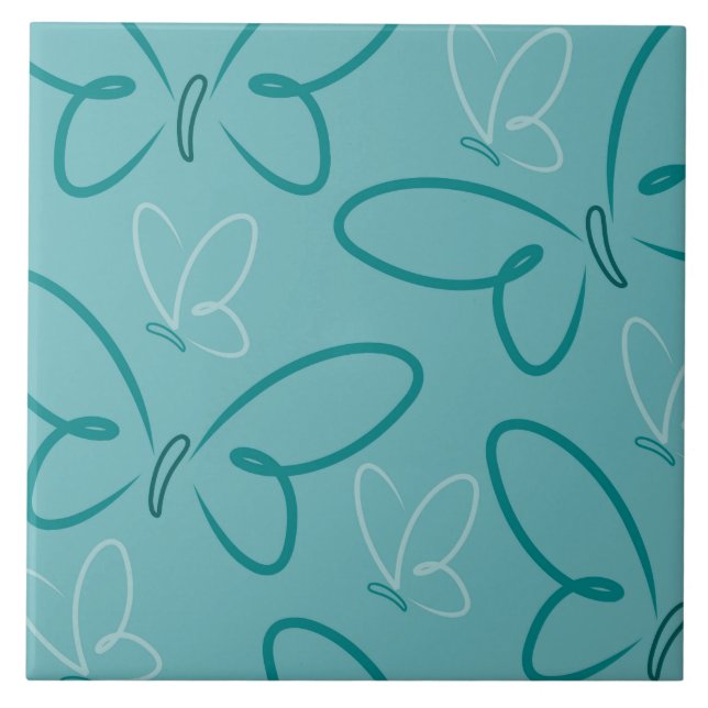 Carreau Motif papillon (Devant)