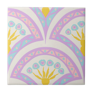 Carreau Motif Pastel en Coquille