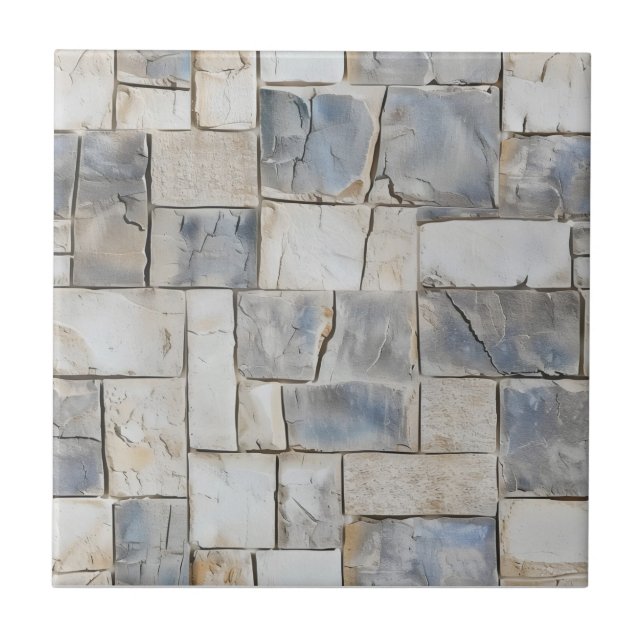 Carreau Motif Pierre Grise (Devant)