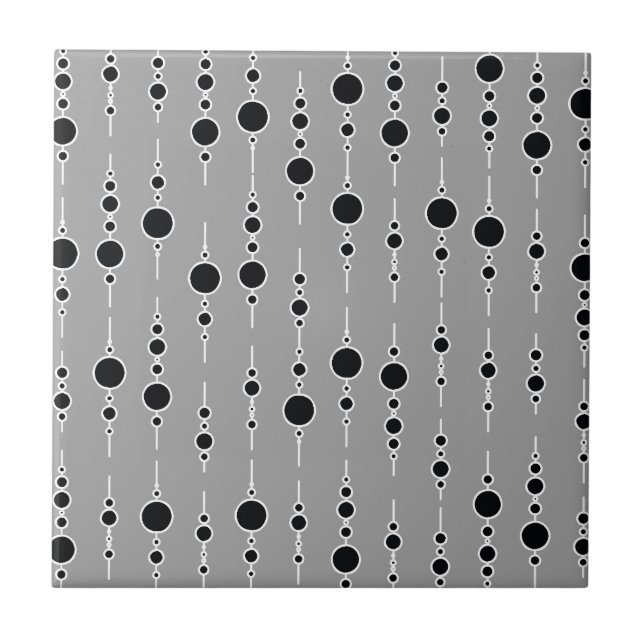 Carreau Motif pinte 62 de cercle de graphite (Devant)
