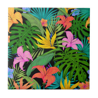 Carreau Motif Plante Tropical moderne