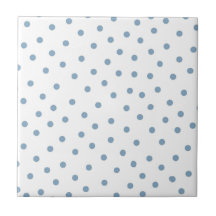 Motif Polkadot bleu