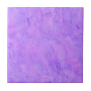 Carreau Motif pourpre violet de texture d'aquarelle