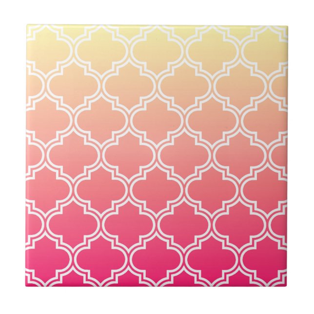Carreau Motif Quatrefoil (Devant)