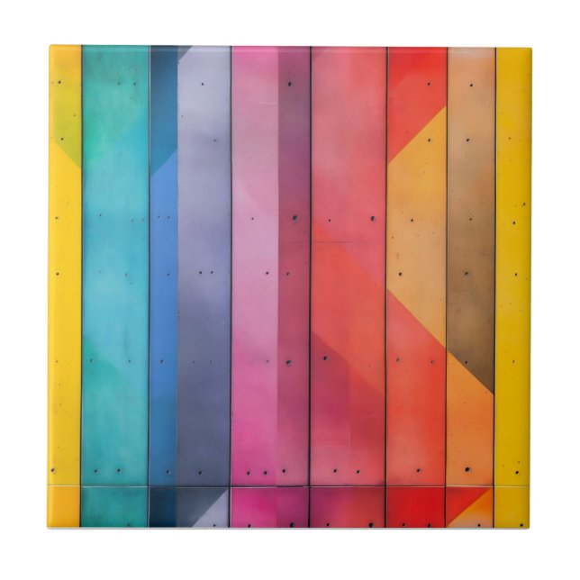 Carreau Motif Rainbow Board (Devant)