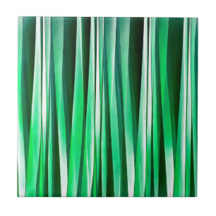 Carreau Motif rayé d'océan bleu vert