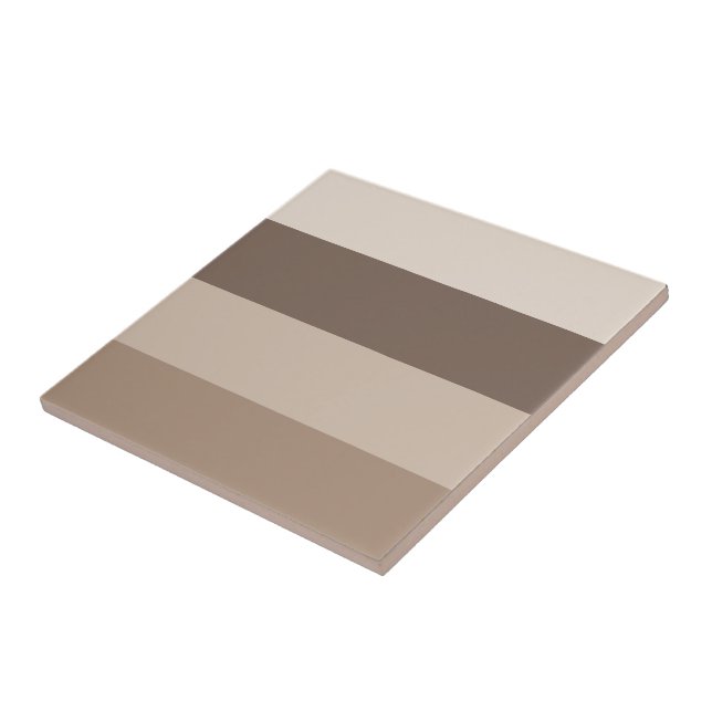 Carreau Motif rayé tons terre neutres Design  (Côté)