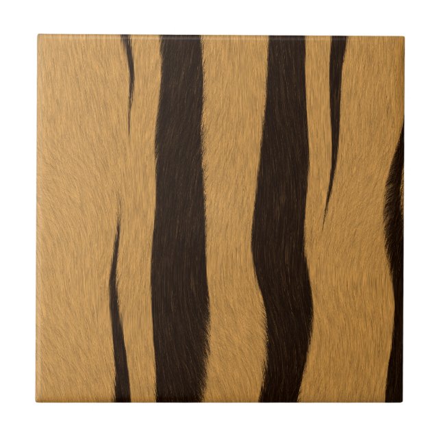 Carreau Motif rayures de tigre. (Devant)