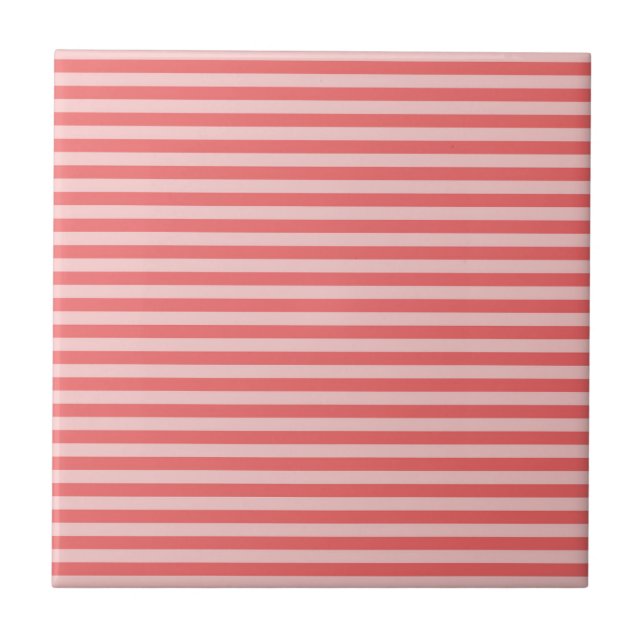 Carreau Motif Rayures Rose Rouge (Devant)