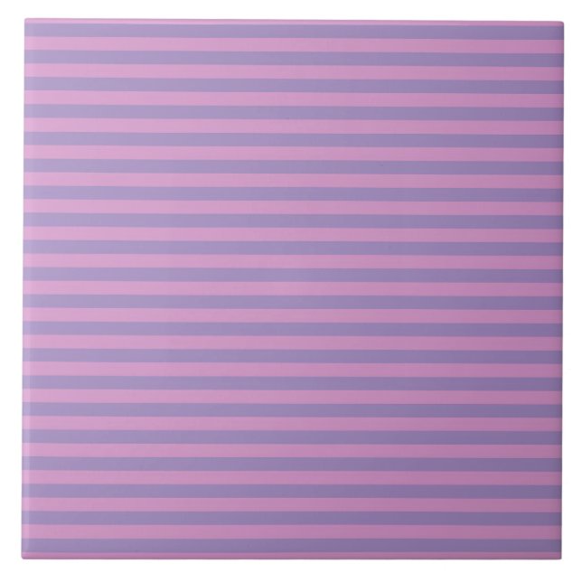 Carreau Motif Rayures Rose Violet (Devant)