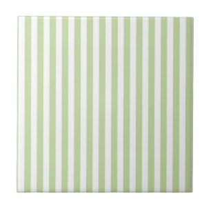 Carreau Motif Rayures Vertes Minimaliste Moderne Printemps