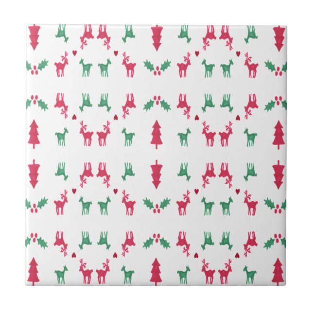 CARREAU MOTIF REINDEER (Devant)