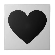 Motif rétro coeur gris noir Y2K