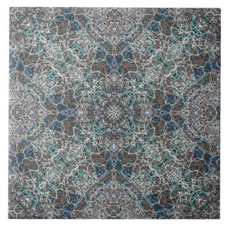 Carreau Motif romantique noble marocain de mandala