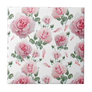 Carreau Motif rose de roses de dispersion