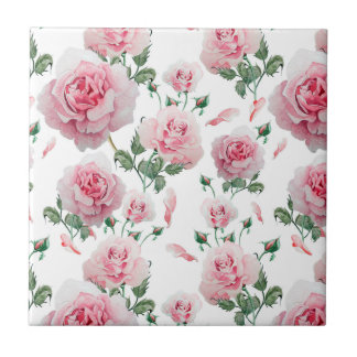 Carreau Motif rose de roses de dispersion