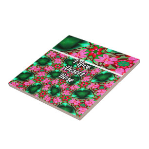 Carreau Motif Rose du désert