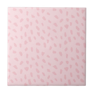 Carreau Motif Rose Pâle