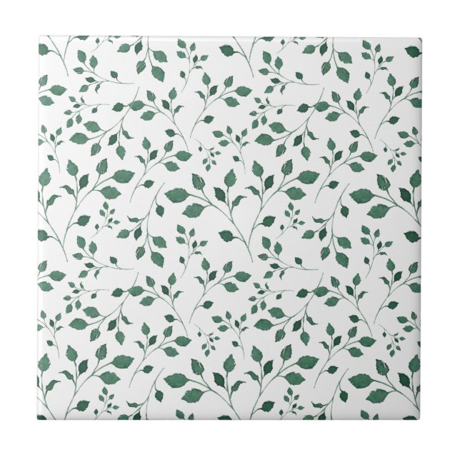 Carreau Motif sans couture floral dispersé d'aquarelle (Devant)