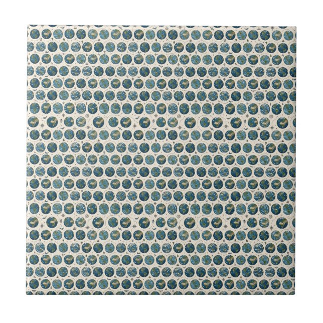 Carreau Motif terrestre (Devant)